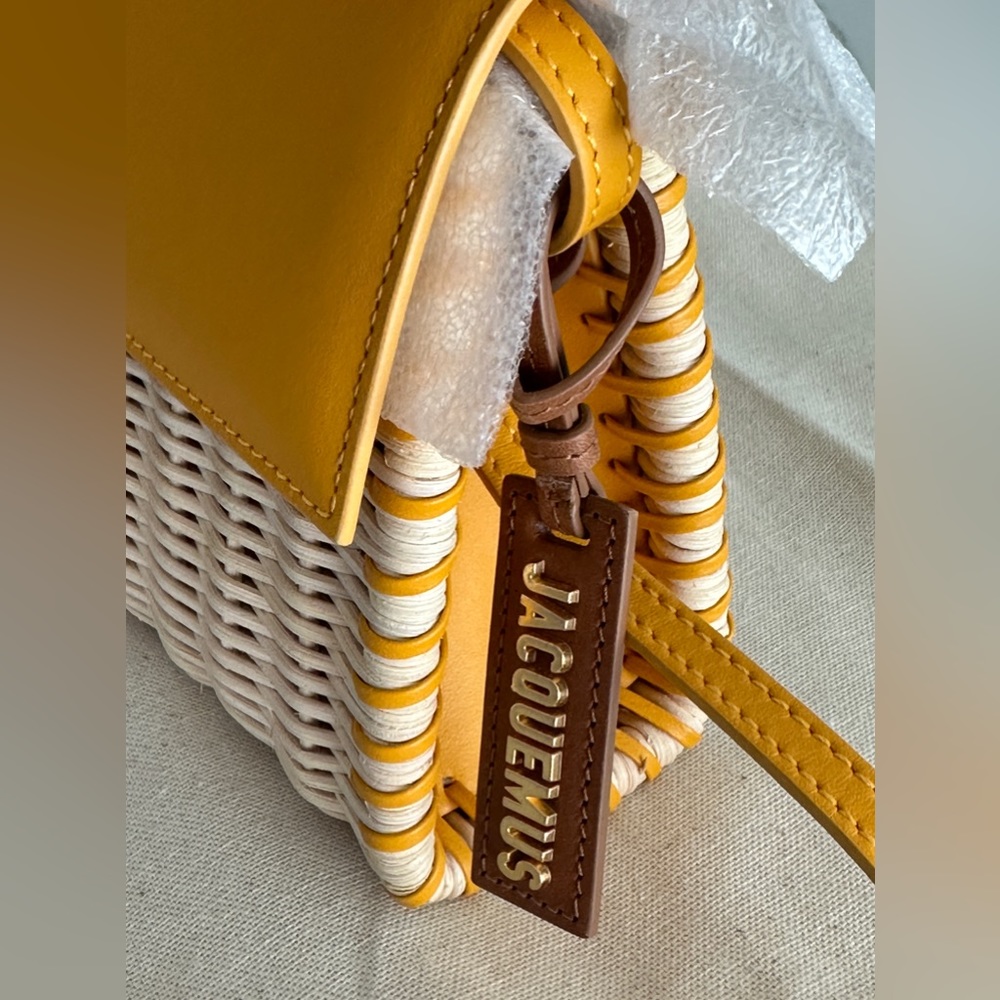 Jacquemus Le Bambino Long Osier Shoulder Bag - Picture 3 of 10